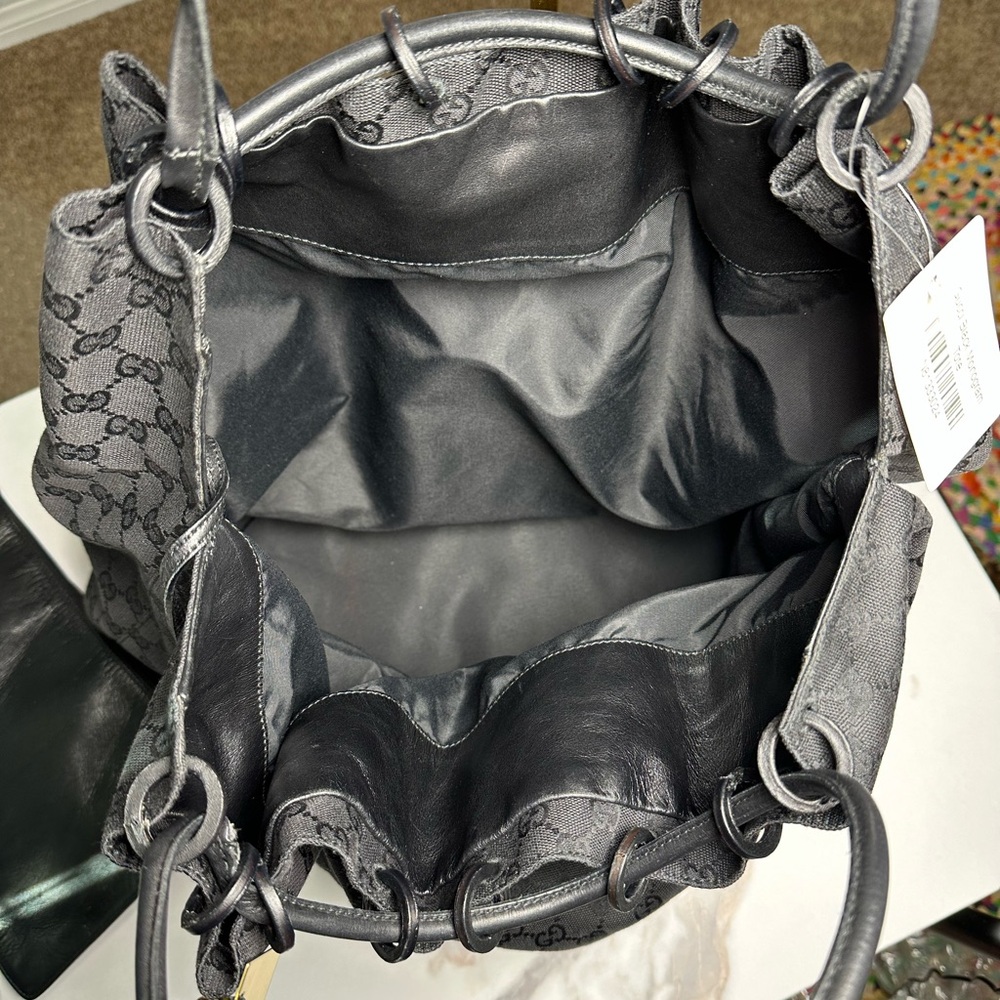 Gucci Canvas Bucket Bag - Picture 10 of 11